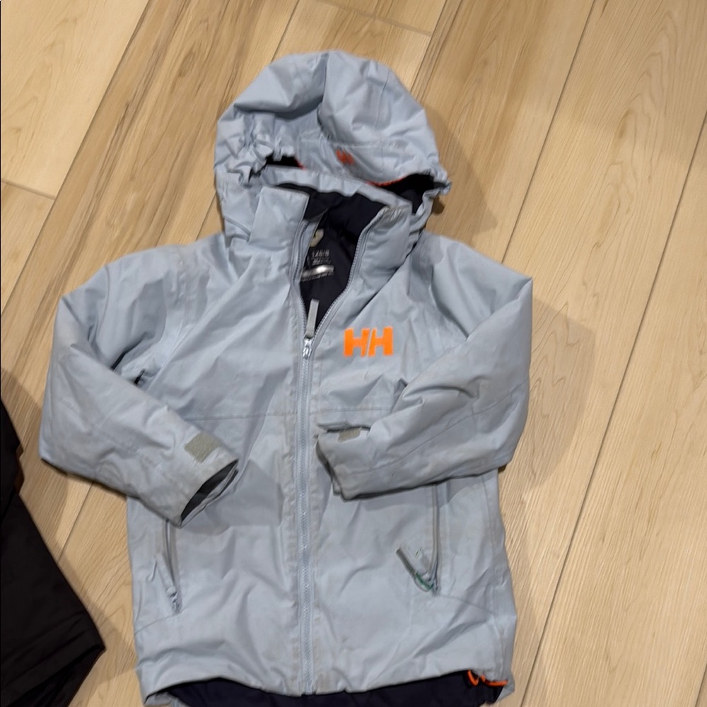 Helly Hansen Light Blue Hooded Jacket